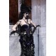 Blood Supply Mourning Day Corset Top with Detachable Ruffled Drapes(Full Payment Without Shipping)